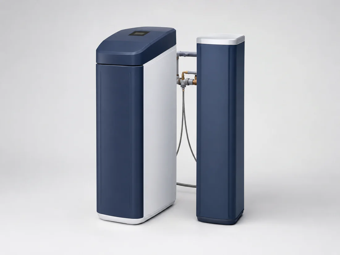 Modern whole-home water softener equipment